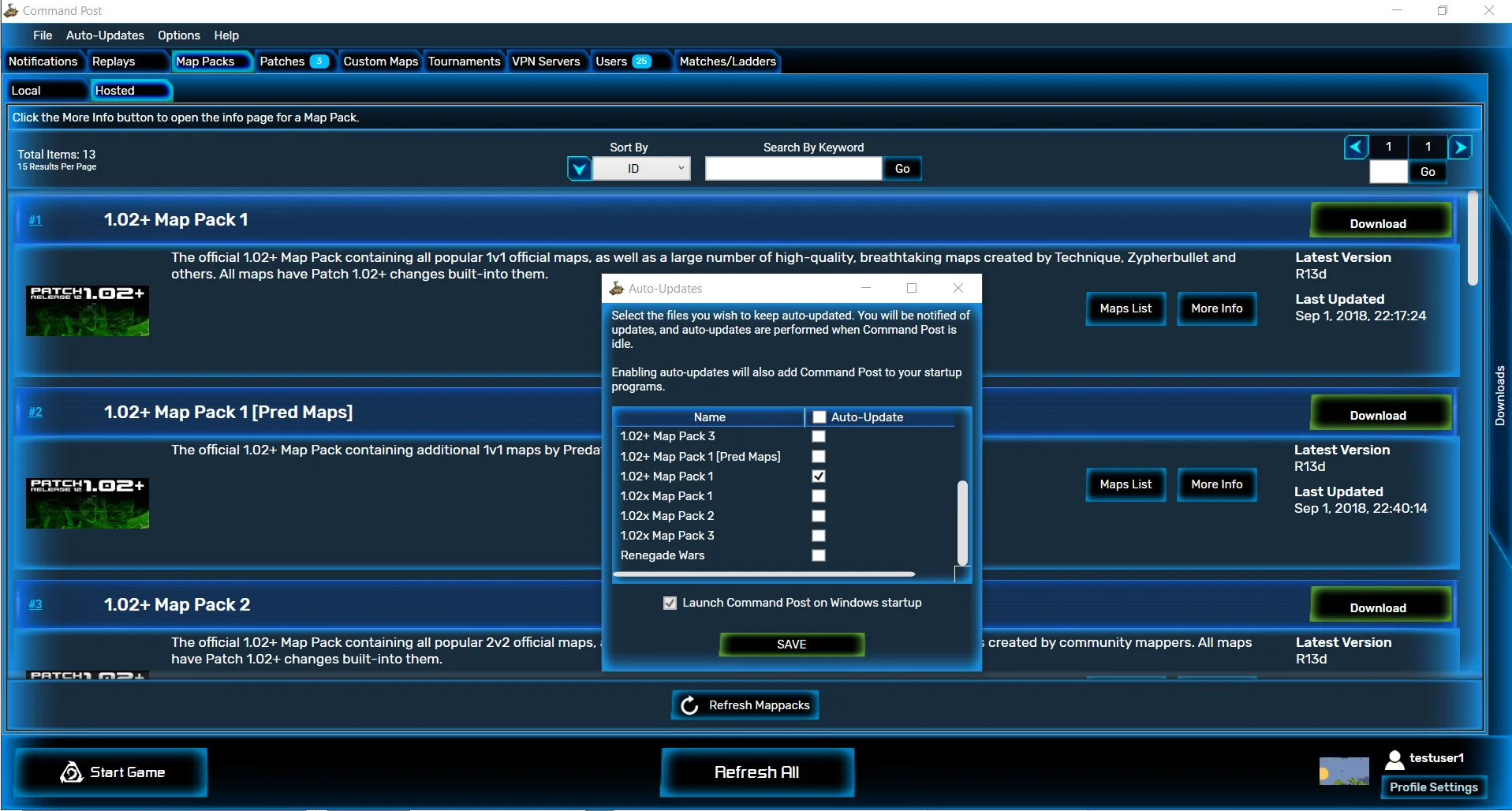 Look up APM graphs for players throughout the match.
